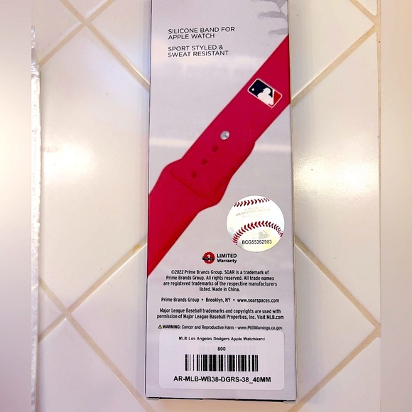 🆕 MLB Los Angeles Dodgers Apple Watch Band   (3 Available) - Picture 7 of 8